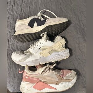 Size 9 sneakers (puma / nike / new balance)